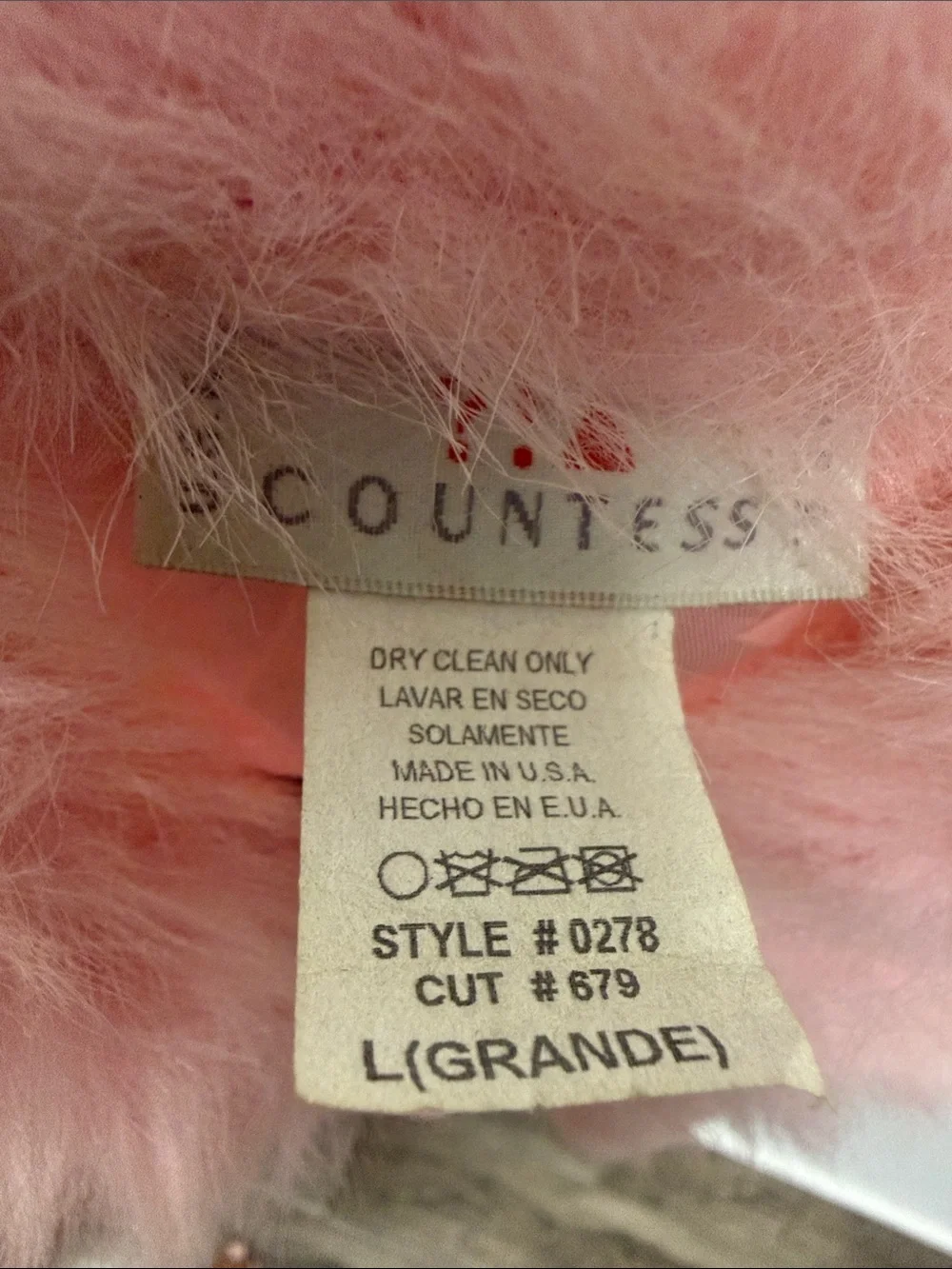 Pink Faux Fur Trim Coat - Picture 4 of 6